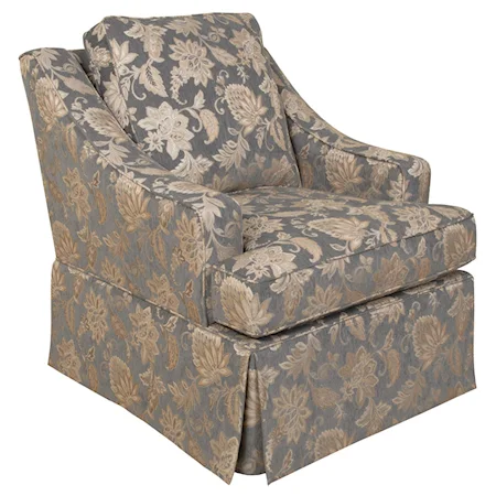 Transitional Swivel Glider for Living Room Collections